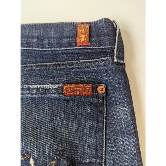 For All Mankind Woman's Jeans Size 28 Medium Dark Wash Bootcut - Picture 8 of 8